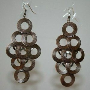 HandCrafted Lightweight Circles Dangle Earrings